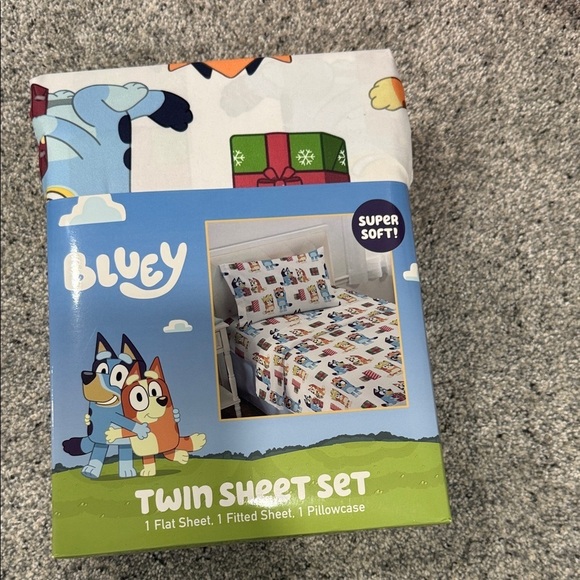 Bluey Other - Bluey Twin Sheet Set - Colorful Design